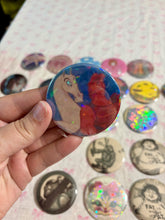 Load image into Gallery viewer, Handmade Button Pins | Vintage, Whimsical &amp; Pop Culture Designs
