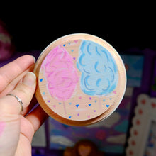 Load image into Gallery viewer, Cotton Candy Wall Art Round ✨ Hand Painted Pastel Candy Decor
