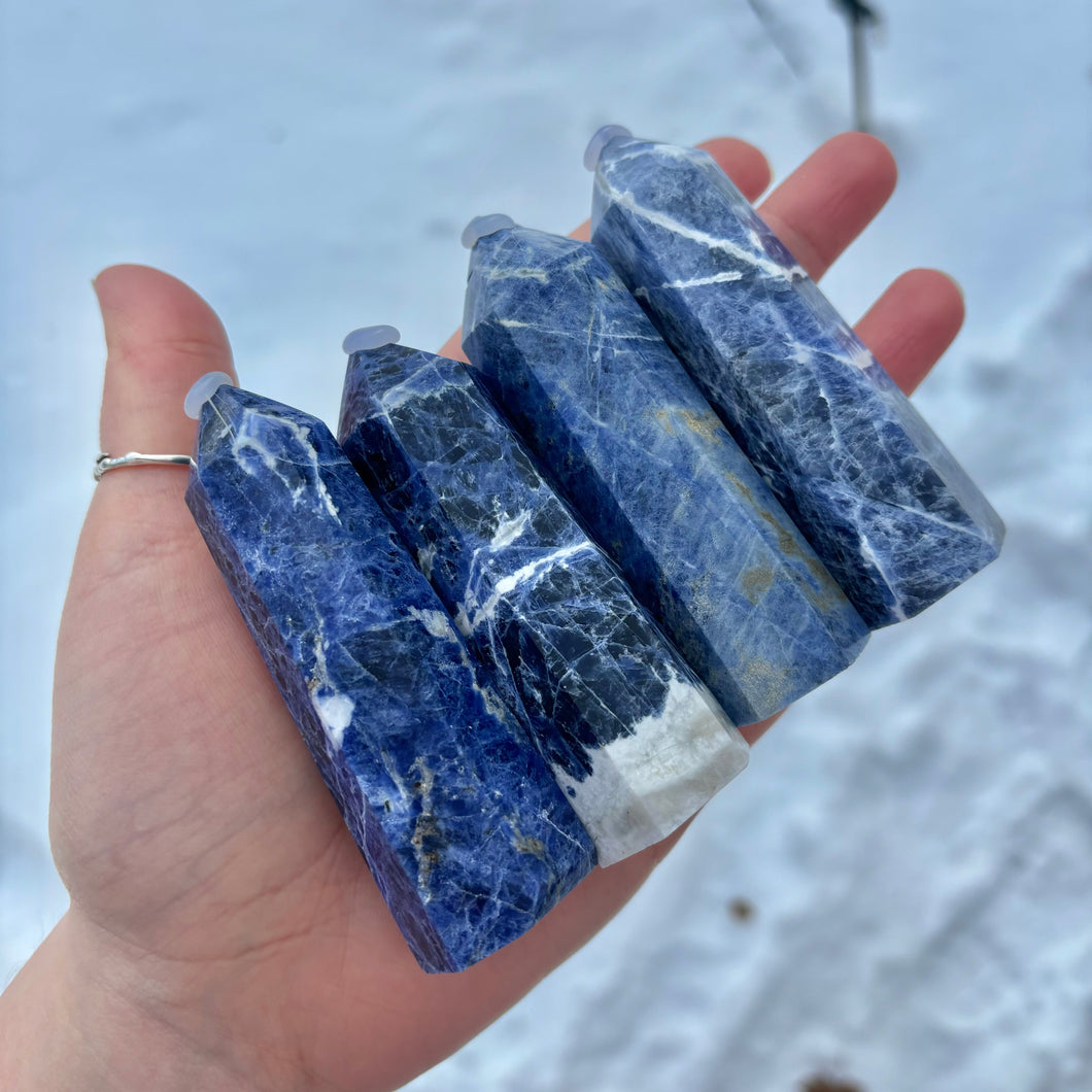 Royal Blue Sodalite Towers