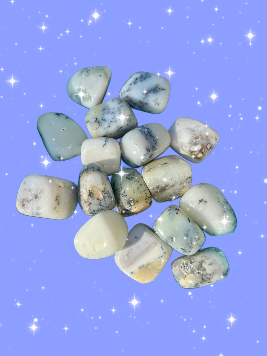 🖤 Tumbled Dendritic Opal