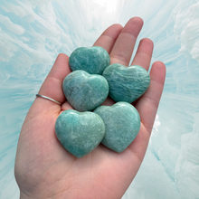 Load image into Gallery viewer, Amazonite Small Hearts
