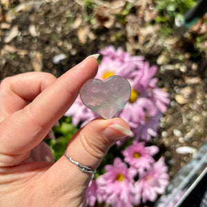 Green Fluorite Small Hearts