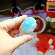 Load image into Gallery viewer, Blue Aragonite Palm Stones ✨🫧 Ocean Energy Crystals
