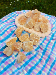 Raw Orange Calcite