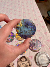 Load image into Gallery viewer, Handmade Button Pins | Vintage, Whimsical &amp; Pop Culture Designs
