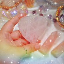 Load image into Gallery viewer, Rose Quartz Heart Gua Sha
