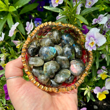 Load image into Gallery viewer, Flashy Labradorite Hearts
