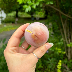 Pink Mookaite Sphere