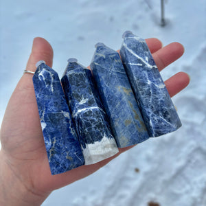 Royal Blue Sodalite Towers