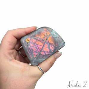 Purple/Pink Flash Labradorite Free Forms- you choose