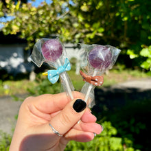 Load image into Gallery viewer, Fluorite Lollipops💜🍭 (not edible)
