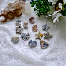 Load image into Gallery viewer, Chalcedony Druzy- Hearts, Stars &amp; Moons
