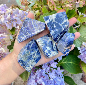 Sodalite Irregular Free Forms