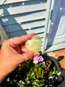 ☀️ Sunshine Drops 💫 Lemon Quartz Heart Carvings