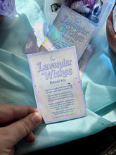 Load image into Gallery viewer, Lavender Wishes Ritual Kit 💜 Amethyst Crystal Bundle &amp; Egyptian Perfume Bottle
