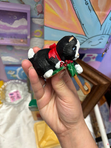 1986 Hallmark Kitty Kat Stocking Hanger with Box