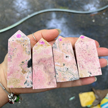 Load image into Gallery viewer, Peruvian Rhodonite Towers
