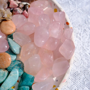 Rose Quartz Tumbles