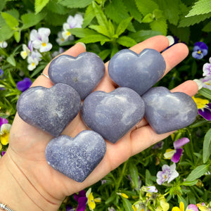 Purple Aventurine Hearts ~ read description