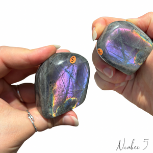 Purple/Pink Flash Labradorite Free Forms- you choose