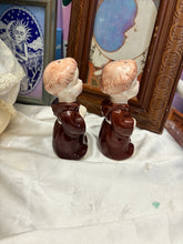 Load image into Gallery viewer, Vintage Sanmyro Friar Monk Salt &amp; Pepper Shakers Japan Kitchen Collectible
