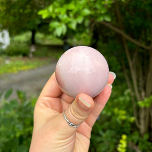 Pink Mookaite Sphere