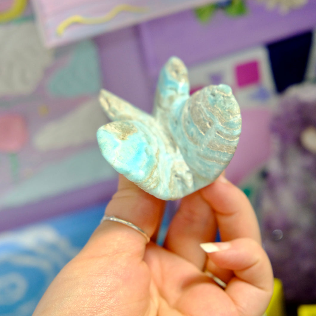 Blue Aragonite Butterfly