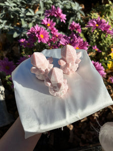 Pink Opal Crystal Carving