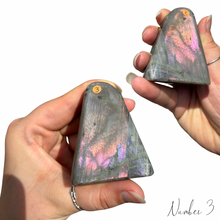 Load image into Gallery viewer, Purple/Pink Flash Labradorite Free Forms- you choose
