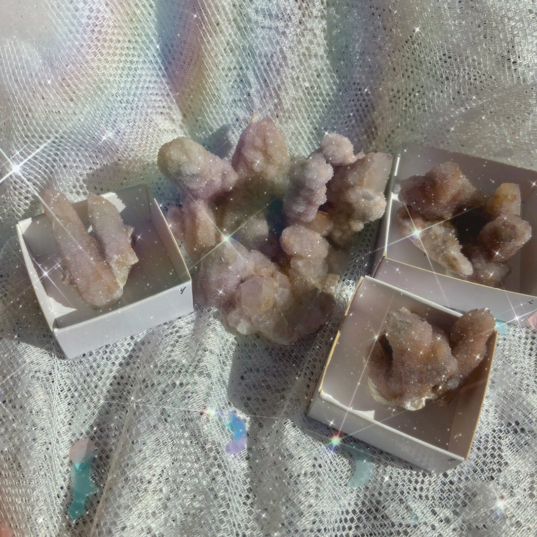 Lavender Spirit Quartz Castles