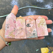 Load image into Gallery viewer, Peruvian Rhodonite Towers
