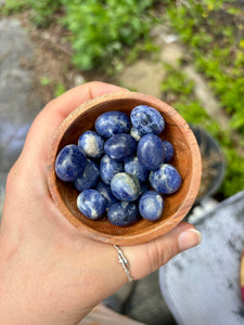 Mini Sodalite Tumbles - Rounded