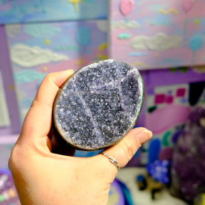 Sparkly Amethyst Egg