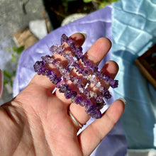 Load image into Gallery viewer, Amethyst Chip Bracelets- India 💜✨
