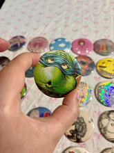 Load image into Gallery viewer, Handmade Button Pins | Vintage, Whimsical &amp; Pop Culture Designs
