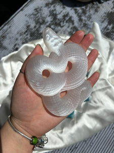 Selenite Satin Spar Snake