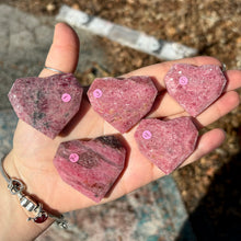 Load image into Gallery viewer, Rhodonite Hearts
