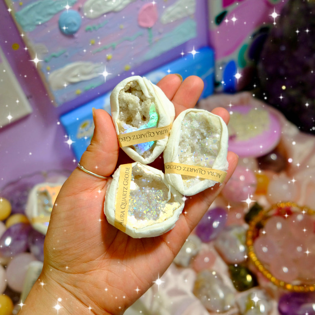 Sugary Angel Aura Mini Geodes