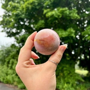 Pink Mookaite Sphere