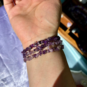 Amethyst Chip Bracelets- India 💜✨