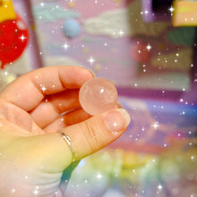 Load image into Gallery viewer, Juicy Rose Quartz Spheres
