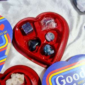 Good Vibes Crystal Heart Boxes