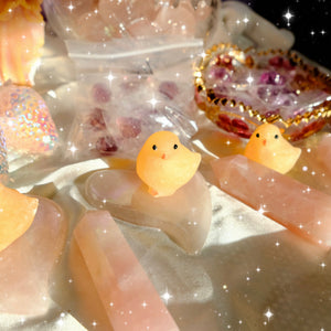 Orange Calcite Chicks🐥