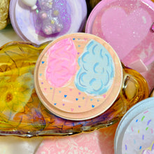 Load image into Gallery viewer, Cotton Candy Wall Art Round ✨ Hand Painted Pastel Candy Decor
