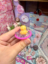 Load image into Gallery viewer, Crystal Duck in Fluorite Pond Basket | Mini Crystal Display
