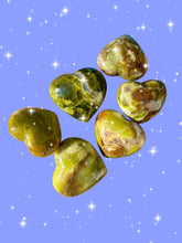 Load image into Gallery viewer, 🌿 Green Opal Hearts
