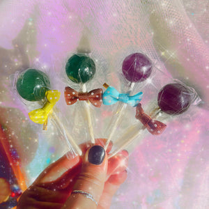 Fluorite Lollipops💜🍭 (not edible)