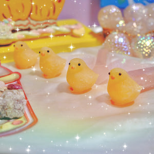 Orange Calcite Chicks🐥