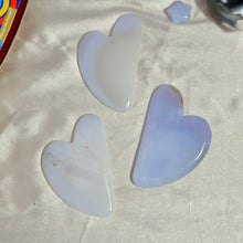 Load image into Gallery viewer, Blue Chalcedony Gua Sha
