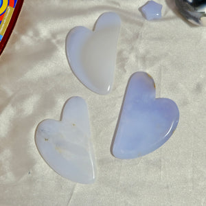 Blue Chalcedony Gua Sha